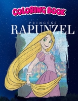 Coloring Book: Tangled Princess Rapunzel Distressed Portrait, Children Coloring Book, 100 Pages to Color null Book Cover