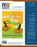 The Retirement Management Journal: Vol. 4, No. 1, Special Double Issue 1496155408 Book Cover