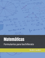 Formularios para bachillerato. Matemáticas B09Q967G8X Book Cover