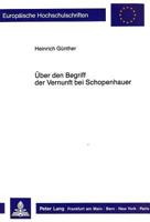 Ueber Den Begriff Der Vernunft Bei Schopenhauer 3631421427 Book Cover
