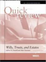 Quick Review of Wills, Trusts, and Estates (Quick Review Series) 0314286853 Book Cover