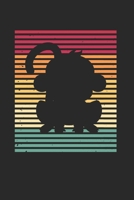 Affe �ffchen Notizbuch: Affe �ffchen Notizbuch f�r Liebhaber / Notizheft / Notizblock A5 (6x9in) Dotted Notebook / Punkteraster / 120 gepunktete Seiten 1673933513 Book Cover