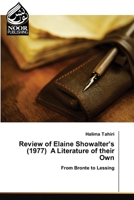 Review of Elaine Showalter's (1977) A Literature of their Own 6202790229 Book Cover