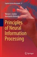 Principles of Neural Information Processing 3319201123 Book Cover