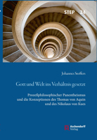 Gott Und Welt Ins Verhaltnis Gesetzt: Prozeaphilosophischer Panentheismus Und Die Konzeptionen Des Thomas Von Aquin Und Des Nikolaus Von Kues 3402124297 Book Cover