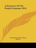 A Dictionary Of The Panjabi Language 1164524208 Book Cover