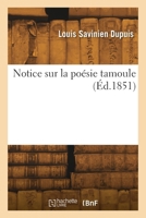Notice sur la poésie tamoule 2418298574 Book Cover