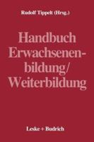 Handbuch Erwachsenenbildung/Weiterbildung 3810010855 Book Cover