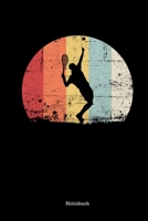 Notizbuch: Tennis Vintage Retro - Weihnachtsgeschenk Tennisspieler - Kalender 2020 Monatsansicht 120 Seiten A5 Kariert (German Edition) 1711727946 Book Cover