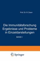 Die Immunitatsforschung: Band 1: Antikarper I 3211800298 Book Cover