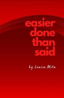 Easier Done Than Said: Volume 1...in case I decide to write more B0BJLDG6NB Book Cover