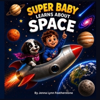 Super Baby Learns About Outer Space: A Cosmic Adventure with Johnny (The Adventures of Baby the Super Dog) B0H3P9JXHC Book Cover