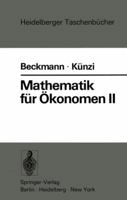 Mathematik F R Konomen II: Lineare Algebra 3540060529 Book Cover