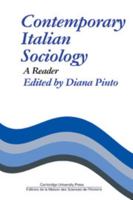 Contemporary Italian Sociology: A Reader 0521281911 Book Cover