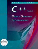 C++ With Object-Oriented Programming 0534196446 Book Cover
