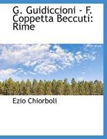 G. Guidiccioni - F. Coppetta Beccuti: Rime 1113737972 Book Cover