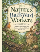 Nature’s Backyard Workers: An Illustrated Wildlife Guide for Kids Ages 6–10 About Animal Roles, Habitats, Pollination, Soil Health & Food Chains 0036583413 Book Cover