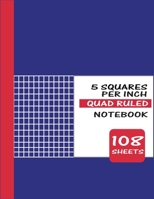 5 squares per inch quad ruled notebook: AmazonBasics Graph Ruled Loose Leaf Filler Paper, 100 Sheet, 11 x 8.5 Inch, 6-Pack 1676274839 Book Cover