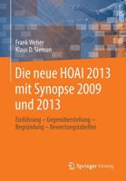 Die Neue Hoai 2013 Mit Synopse 2009 Und 2013: Einfuhrung - Gegenuberstellung - Begrundung - Bewertungstabellen 3658032103 Book Cover