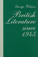 British Literature Since 1945 0333510585 Book Cover