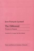 The Differend: Phrases in Dispute 0816616116 Book Cover