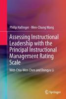 Assessing Instructional Leadership with the Principal Instructional Management Rating Scale 3319380028 Book Cover