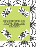 coloring Book and Adults , Easy, and Relaxing B08N3KQC5V Book Cover