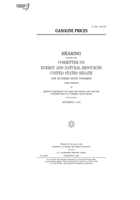Gasoline prices B083XVZ4W5 Book Cover