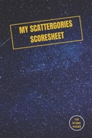 MY Scattergories Score sheet 165474266X Book Cover