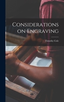 Considerations on Engraving 1017925062 Book Cover