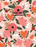 2020-2021 Academic Planner: Large Weekly and Monthly Planner with Inspirational Quotes and Floral Cover Volume 3 (July 2020 - June 2021) 1951548965 Book Cover