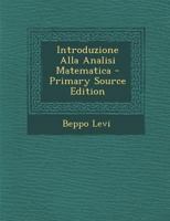 Introduzione Alla Analisi Matematica 1017601372 Book Cover