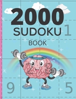 2000 Sudoku book: Easy to very hard 2000 sudoku puzzles books for adults gift for sudoku fans B08Z49DSCC Book Cover