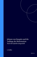 Johann Von Staupitz Und Die Anfänge Der Reformation 1019068191 Book Cover