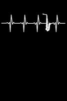 Saxophonist Notebook: Saxophone Heartbeat 6 x 9 (A5) Graph Paper Squared Journal Gift for Saxophonists And Saxophone Players (108 Pages) 1670330168 Book Cover