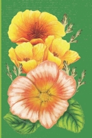 Green Password Book: Internet Password Organizer Log Book/ This password keeper is separated into Categories- Simple Design,Large Format, Flexible Soft Glossy Cover. Green with Flowers 1697909558 Book Cover