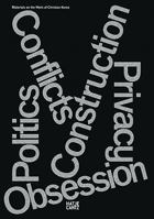 Christian Kerez: Conflicts Politics Construction Privacy Obsession 3775722807 Book Cover
