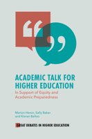 Academic Talk for Higher Education: In Support of Equity and Academic Preparedness 1836088612 Book Cover
