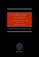 Coroners' Courts: A Guide to Law and Practice 1841742465 Book Cover