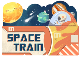 Space Train (On-Track Learning) 164170876X Book Cover
