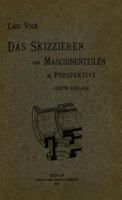 Das Skizzieren Von Maschinenteilen in Perspektive 3642904998 Book Cover