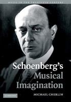 Schoenberg's Musical Imagination 0521108349 Book Cover