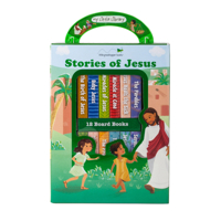 My Little Library: Stories of Jesus (12 Board Books) 1645586707 Book Cover