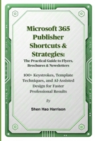 Microsoft 365 Publisher Shortcuts & Strategies: The Practical Guide to Flyers, Brochures & Newsletters: 100+ Keystrokes, Template Techniques, and AI-Assisted Design for Faster Professional Results B0FN7W5L2C Book Cover