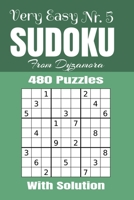 Very Easy Sudoku Nr.5: 480 puzzles with solution 1695737466 Book Cover