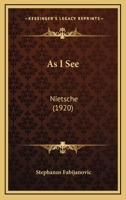 "As I See 1120159083 Book Cover