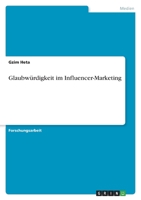Glaubwürdigkeit im Influencer-Marketing 3346593924 Book Cover