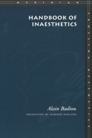 Handbook of Inaesthetics 0804744092 Book Cover