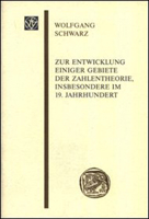 Zur Entwicklung Einiger Gebiete Der Zahlentheorie, Insbesondere Im 19. Jahrhundert 3515080317 Book Cover