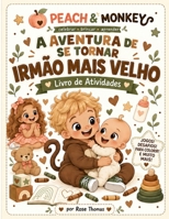 Peach & Monkey: A Aventura de se Tornar Irmao Mais Velho! (Aventuras de Peach e Monkey) B0HM6C9TND Book Cover